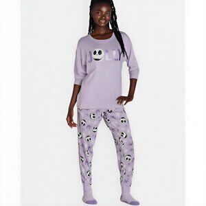 NEW 3Pc 2X 18W-20W Women's Soft Nightmare Before Christmas Jack Loungewear Set